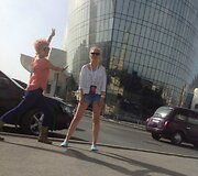 Monikos Linkytės kelionės po Baku akimirka