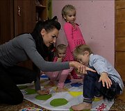 Katažina Zvonkuvienė &bdquo;Maisto banko&ldquo; akcijoje