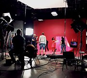 Klipo filmavimo akimirka
