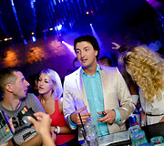 Vakarėlio klube &bdquo;Mojo Lounge Vilnius&ldquo; akimirka