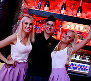Vakarėlio klube &bdquo;Mojo Lounge Vilnius&ldquo; akimirka