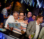 Vakarėlio klube &bdquo;Mojo Lounge Vilnius&ldquo; akimirka