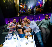 Vakarėlio klube &bdquo;Mojo Lounge Vilnius&ldquo; akimirka