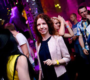 Vakarėlio klube &bdquo;Mojo Lounge Vilnius&ldquo; akimirka