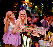 Vakarėlio klube &bdquo;Mojo Lounge Vilnius&ldquo; akimirka