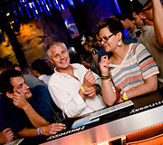 Vakarėlio klube &bdquo;Mojo Lounge Vilnius&ldquo; akimirka