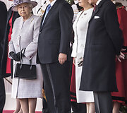 Karalienės Elizabeth II ir Kinijos prezidento Xi Jinpingo susitikimas