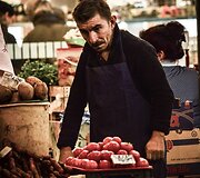 Kadras i&scaron; fotoprojekto &bdquo;Turgaus gyvenimas&ldquo;