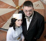 Margo Karachanianc-Sirusienė ir Martynas Sirusas