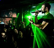 Vaido Baumilos koncerto SOHO klube akimirka