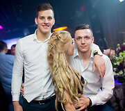 Vakarėlio klube &bdquo;Mojo Lounge&ldquo; akimirka