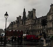 Kęstučio ir Tomos Baranauskų savaitgalio Paryžiuje akimirka