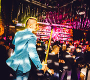 Vakarėlio klube &bdquo;Mojo Lounge&ldquo; akimirka