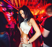 Vakarėlio klube &bdquo;Mojo Lounge&ldquo; akimirka