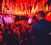 Vakarėlio klube &bdquo;Mojo Lounge&ldquo; akimirka