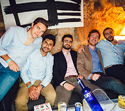 Vakarėlio klube &bdquo;Mojo Lounge&ldquo; akimirka