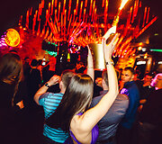 Vakarėlio klube &bdquo;Mojo Lounge&ldquo; akimirka