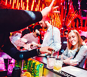 Vakarėlio klube &bdquo;Mojo Lounge&ldquo; akimirka