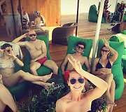 Rūtos Elžbietos Mazurevičiūtės vie&scaron;nagės Nidoje akimirka