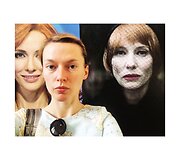 Hamburger Bahnhof šiuo metu eksponuojamos J.Rosefeldt video instaliacijos _Manifesto_ - Cate Blanchett įkūnyjo 13 skirtingų herojų, įgarsindama meno manifestus 