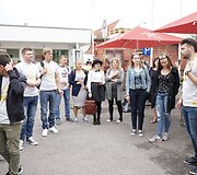 Aludarių &scaron;ventės akimirka