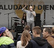 Aludarių &scaron;ventės akimirka