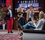 Laidos &bdquo;Geriausi mūsų vakarai&ldquo; akimirka