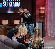 Laidos &bdquo;Geriausi mūsų vakarai&ldquo; akimirka