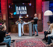 Laidos &bdquo;Geriausi mūsų vakarai&ldquo; akimirka