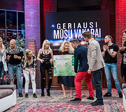 Laidos &bdquo;Geriausi mūsų vakarai&ldquo; akimirka