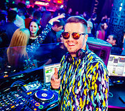 Vakarėlio klube &bdquo;Mojo Lounge&ldquo; akimirka
