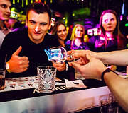 Vakarėlio klube &bdquo;Mojo Lounge&ldquo; akimirka