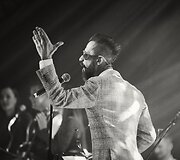 Lino Adomaičio koncerto akimirka