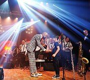 Lino Adomaičio koncerto akimirka