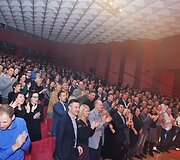 Lino Adomaičio koncerto akimirka