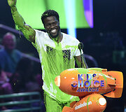 Apdovanojimų &bdquo;Kids Choice&ldquo; akimirka