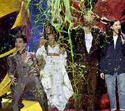 Apdovanojimų &bdquo;Kids Choice&ldquo; akimirka