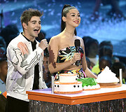 Apdovanojimų &bdquo;Kids Choice&ldquo; akimirka