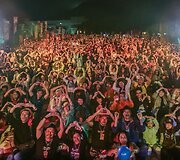 Festivalio Japonijoje žiūrovai