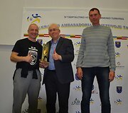 Varėnoje įvyko ketvirtasis tarptautinis veteranų rankinio turnyras &bdquo;Ukrainos ambasadoriaus Lietuvoje taurė 2019&ldquo;. 