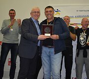 Varėnoje įvyko ketvirtasis tarptautinis veteranų rankinio turnyras &bdquo;Ukrainos ambasadoriaus Lietuvoje taurė 2019&ldquo;. 