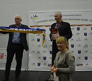 Varėnoje įvyko ketvirtasis tarptautinis veteranų rankinio turnyras &bdquo;Ukrainos ambasadoriaus Lietuvoje taurė 2019&ldquo;. 