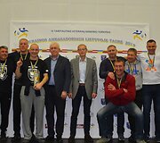 Varėnoje įvyko ketvirtasis tarptautinis veteranų rankinio turnyras &bdquo;Ukrainos ambasadoriaus Lietuvoje taurė 2019&ldquo;. 