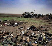 Ukrainos pajėgos Donecko srityje sunaikino čečėnų kilmės Rusijos karių būrį