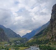 Kelias į Kazbeką ir Gveleti krioklį