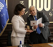 Pirmoji ponia Diana Nausėdienė dalyvauja konferencijoje &bdquo;Lituanistika Sakartvele&ldquo;