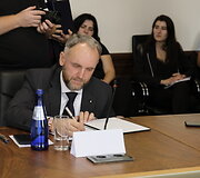 Pirmoji ponia Diana Nausėdienė dalyvauja konferencijoje &bdquo;Lituanistika Sakartvele&ldquo;