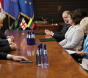 Pirmoji ponia Diana Nausėdienė dalyvauja konferencijoje &bdquo;Lituanistika Sakartvele&ldquo;