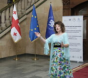 Pirmoji ponia Diana Nausėdienė dalyvauja konferencijoje &bdquo;Lituanistika Sakartvele&ldquo;