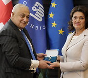 Pirmoji ponia Diana Nausėdienė dalyvauja konferencijoje &bdquo;Lituanistika Sakartvele&ldquo;